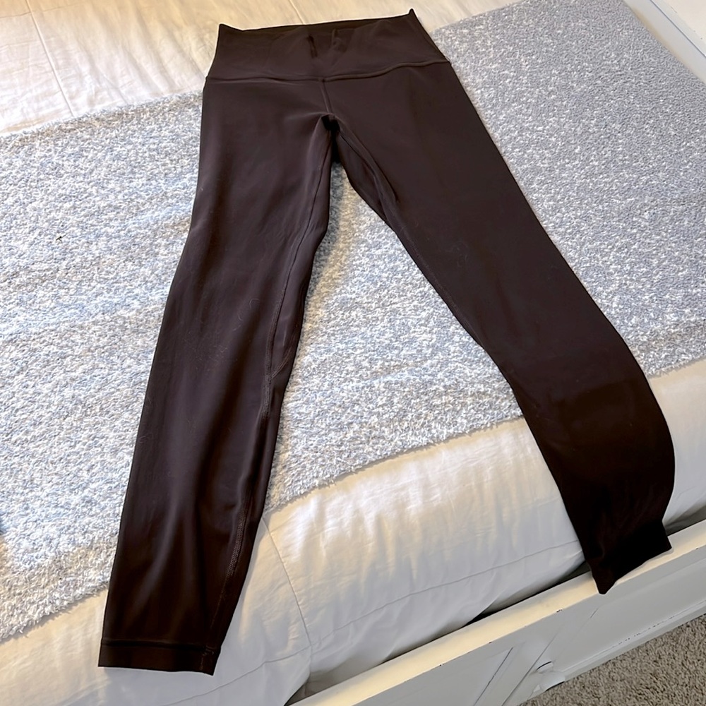 Lululemon Align Legging, high rise, size 4, 25” length, rich brown color